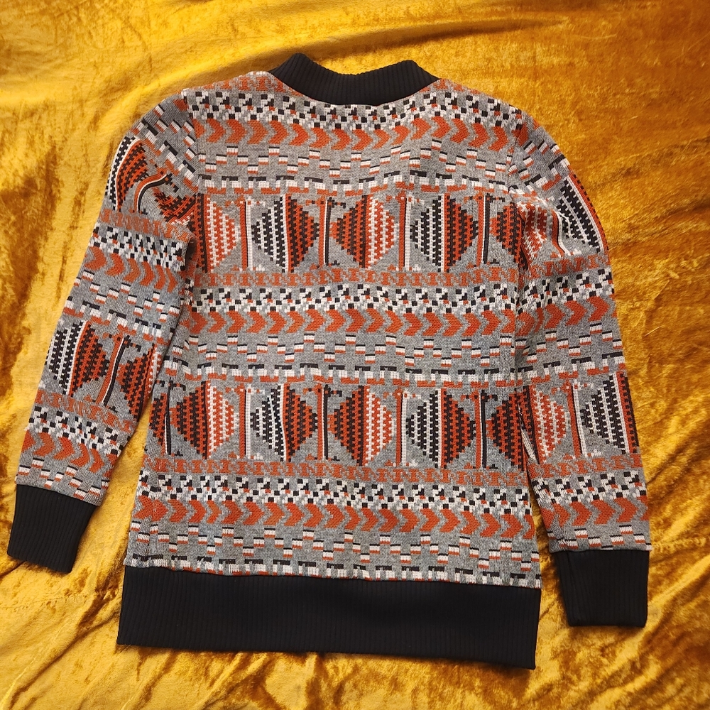 Catalina Button Up Patterned Cardigan - image 8